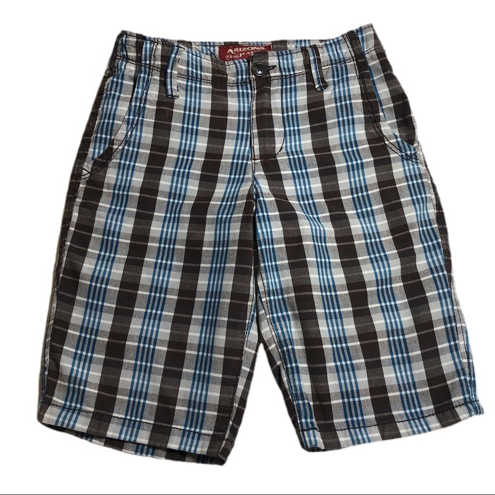 Arizona Jeans Boy’s Plaid Shorts